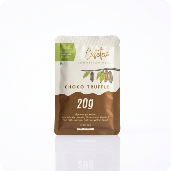 Cafetein Superfood plant protein | Choco Truffle | 20g Protein