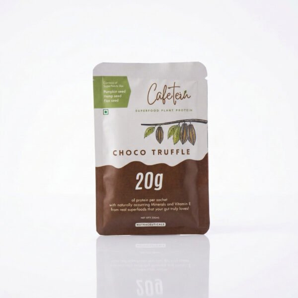 Cafetein Superfood plant protein | Choco Truffle | 20g Protein